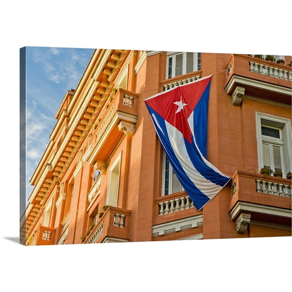 Great BIG Canvas | "Old Havana, Habana Vieja, Cuba teems with picturesques sights" Canvas Wall Art - 30x20