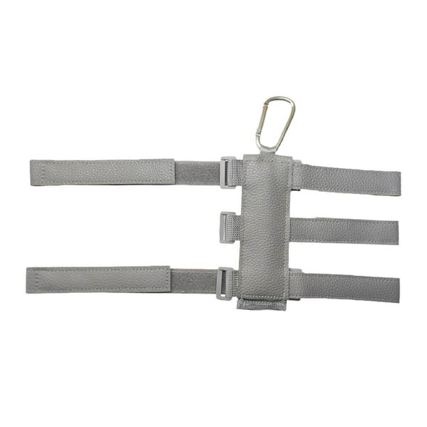 Accesorio de montaje de portátil, accesorio fijo ajustable con hebilla fuerte, soporte para botella, correa de para en Gris 2 Correas