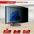 thumbnail image 2 of SightPro 24 Inch 16:9 Computer Privacy Screen Filter for Monitor - Privacy Shield and Anti-Glare Protector, 2 of 8