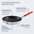 thumbnail image 4 of Tramontina Professional 10-Inch Non Stick Frying Pan, Heavy-Gauge Aluminum Skillet with Reinforced Nonstick Coating, Red Handle, Dishwasher and Oven Safe, 4 of 8