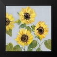 thumbnail image 2 of Swatland, Sally 15x15 Black Modern Framed Museum Art Print Titled - Sunflower Array I, 2 of 5