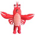 thumbnail image 2 of Assorted Ocean & Spider Inflatable Costumes For Adults - Marine & Horror Theme Party Outfits (Fits 59"–74.8" / 150-190cm),Height 59"–74.8",lobster, 2 of 6