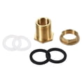 thumbnail image 6 of Uxcell G3/4 Female G1 Male Pipe Fitting Brass Bulkhead Fitting with Silicone Gasket, 6 of 6