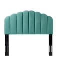 thumbnail image 4 of Headboard, Full Queen Size, Velvet, Teal Blue, Modern Contemporary Urban Design, Bedroom Master Guest Suite, 4 of 10