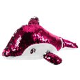 thumbnail image 1 of BRIGHTFUFU Delfín de peluche de juguete, delfín de peluche, decoración de dormitorio con lentejuelas, 1 of 7