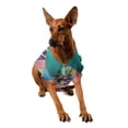 thumbnail image 2 of Funny Watercolor Adorable Pitbull Peeking Through Torn Paper Effect Hawaiian Summer Shirt for Small Medium Large Dog Cat Terrier Dog Lover - 00026, 2 of 6