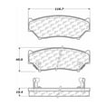 thumbnail image 2 of Centric (301.05560) Brake Pad, Ceramic, 2 of 4