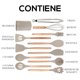 thumbnail image 3 of Juego de Utensilios de Cocina | Kit 12 Piezas de Cocina | Set de Instrumentos de Silicona | Mango de Madera Resistentes | Herramientas de Cocina Multifuncionales, 3 of 5
