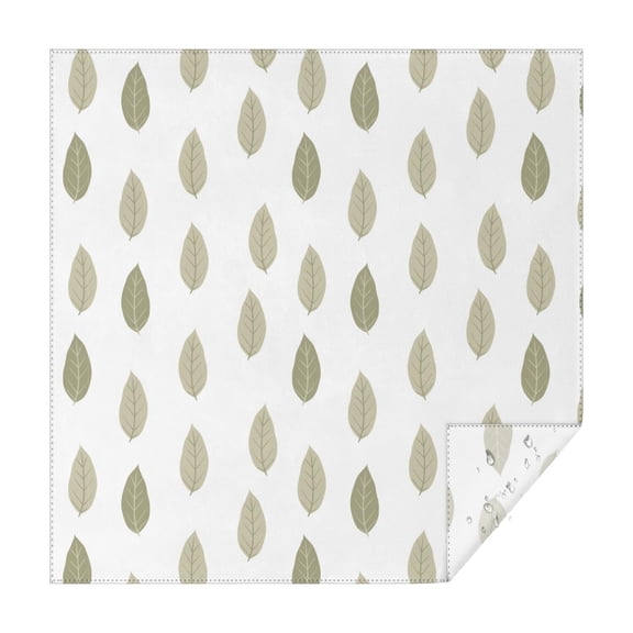 Floral Square Tablecloth 42x42in(107x107cm) – Waterproof Polyester Printed Table Cover, Wrinkle Resistant & Washable for Kitchen Dining Picnic Party Decor, Thanksgiving,Christmas, Spring,Flower