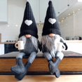 thumbnail image 3 of Christmas Gnomes Plush Santa Doll Snowman Elf Decoration Hanging Ornaments Gifts, 3 of 7