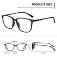 thumbnail image 4 of Joopin Blue Light Glasses Men Anti Eyestrain Lightweight Computer Gaming Blue Light Blocking Glasses for Women UV400, 4 of 8