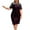 Brown, variant on Oplxuo Women's Sequin Bodycon Cocktail Party Dress Elegant Short Sleeve Going Out Sparkly Mother of The Bride Midi Dresses