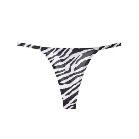 

Women Briefs Underwear Low Rise Panties Thongs G-String T Back Leopard
