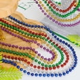 thumbnail image 3 of 24 Pcs Mardi Gras Beads Necklaces,6 Colors Christmas Necklaces 33 Inch 7 mm Metallic Bead Necklaces Party Beads Necklace Round Beaded Necklaces for Mardi Gras, Christmas, Carnival Party Favor, 3 of 6