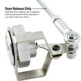 thumbnail image 6 of 1946-1948 Lincoln Style Polished Aluminum Door Latch Buttons Kit with Slim-Line Bear Jaw Latches, Surface or Flush Mount Options, Stainless Steel Hardware, Precise Actuating Rods, 6 of 12