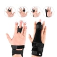 thumbnail image 1 of facefd Finger Splint First Aid Black Support Guard Splints for Finger, 1 of 9