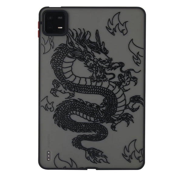 Chinese Style Dragon loong shockproof Tablet cases For Xiaomi Pad 5 6 Pro 11 inches matte Protection Back Cover Case Funda Capa 6 Xiaomi Pad 5 11in