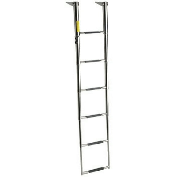 Garelick 19686:01 Wide Body Over-Platform Telescoping Ladder - 6-Step