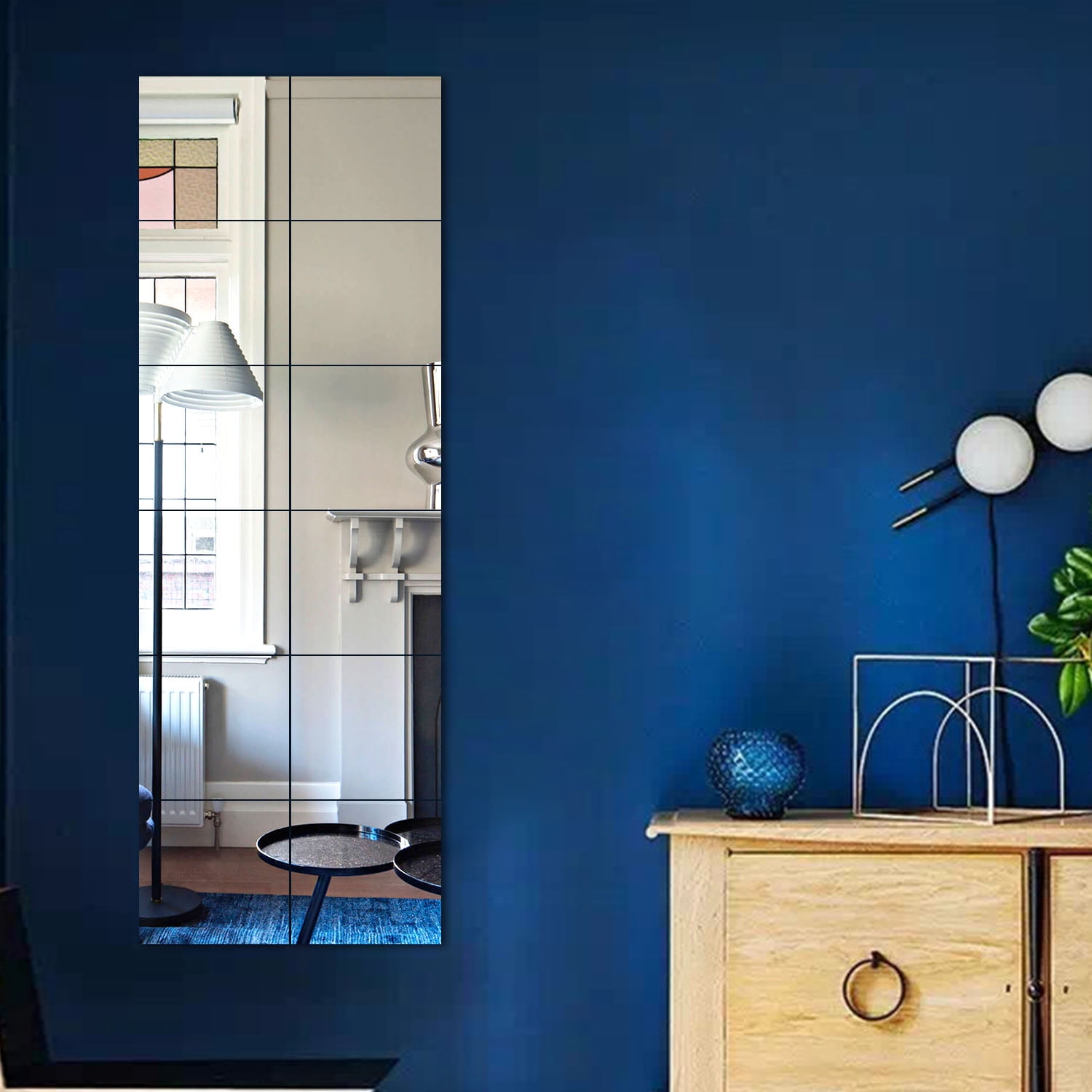 Neutype Frameless Mirror, Full Length Mirror, Wall Mirror Tiles Set of