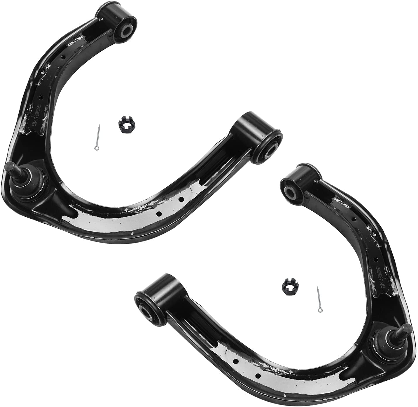 Detroit Axle - Front Upper Control Arm w/Ball Joint Replacement for Nissan Pathfinder Armada Titan Infiniti QX56 QX80 Fits select: 2004-2008 NISSAN TITAN XE/SE/LE, 2017 NISSAN ARMADA PLATINUM