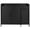Black, variant on AENKYO 47.5" Wicker Outdoor Storage Cabinet with Tempered Glass Top, 3-Door Rattan Bar Table for Patio, Poolside, Black