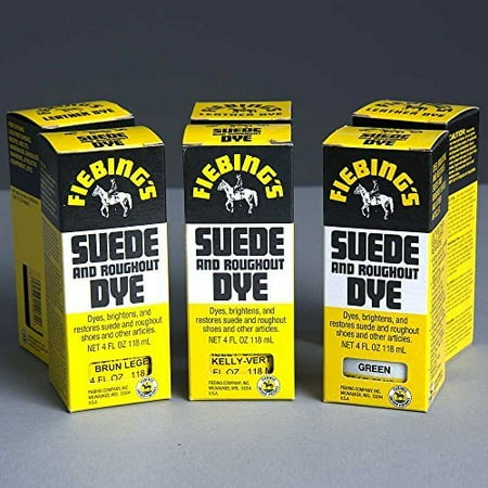 Chenille Suede - FIEBINGS SUEDE AND ROUGHOUT DYE FOR ALL LEATHER ARTICLES ALL COLORS 4 OZ