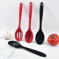 thumbnail image 3 of Colander Spoon Rounded Handle Strainers Comfortable Long-Lasting Reusable Easy to Care Sifter Kitchen Tools Hot Pot Black, 3 of 10