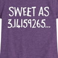 thumbnail image 3 of Instant Message - Sweet As 3 - Toddler & Youth Girls Short Sleeve Graphic T-Shirt, 3 of 6