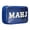 Blue, variant on HomelyJoy Mahjong Tile Storage Bag, Large Capacity PVC Travel Organizer with MAHJ Letters for Game Nights and Toiletry Storage