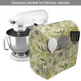 thumbnail image 2 of Floral Stand Mixer Cover, Watercolor Style Illustration of Rhythmic Blossoms in Pastel Colors, Kitchen Appliance Organizer Bag Cover with Pockets, 5 Quarts, Pastel Green Multicolor, by Ambesonne, 2 of 4