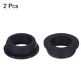 thumbnail image 3 of 1.89 Pulgadas OD 1.18 Pulgadas ID (48x30mm) Negra Goma Ojal, 2uds Sello Protección Cable Ojales Flexibles para Cable Tubería, 3 of 5