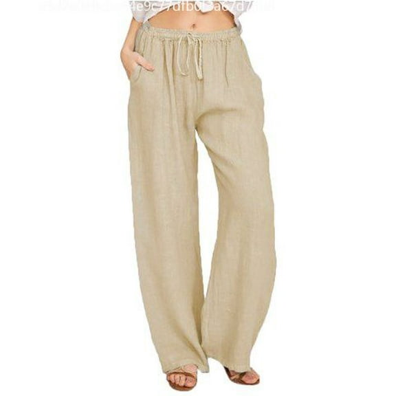 LoyisViDion Casual Solid Drawstring Pants (Women's)