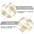 thumbnail image 6 of Buffalo Check Gingham Window Panel Single - 42" x 84" - 6 Colors, 6 of 7