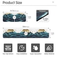 thumbnail image 3 of Yayeee Faucet Mat for Kitchen Sink 30" Diatomite Long Splash Guard Pad, Blue Mountains, 2 Pack, 3 of 7