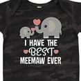 thumbnail image 4 of Inktastic Best Meemaw Ever Grandkids Boys or Girls Baby Bodysuit, 4 of 5