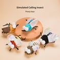 thumbnail image 2 of Vivid Bee Shape Cat Teaser Toy - Exquisite Plush Squeaky Toy to Relieve Boredom, 2 of 8