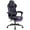 Purple+Black + Study + Recliners + Metal & Wood + Leather, variant on Gaming Chair, Ergonomic Computer Chair with Footrest and Massage Lumbar Support, Height Adjustable Swivel Video Game Chair for Adults, 300lb Max, Black Purple