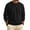 Black_002, variant on Fleece Crewneck Sweatshirt Men Fashion Casual Long Sleeve Sweat Shirt Fall Winter Thermal Comfy Solid Color Sweatshirt Saffron XL