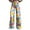 White, variant on yunLCZ Wide Leg Pants Woman 2025 New Summer Flower Wide Leg Pants Lightweight And Loose Casual Colorful Pants Imitation Jeans Office Slacks