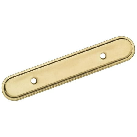 - Allison Value 3 in (76 mm) Center-to-Center Burnished Brass Cabinet Backplate