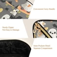 thumbnail image 5 of FORMRS Makeup Bag Travel Cosmetic Organizer for Women Fold Flat Zipper Pouch with Handle, Cute Ghosts, 5 of 8