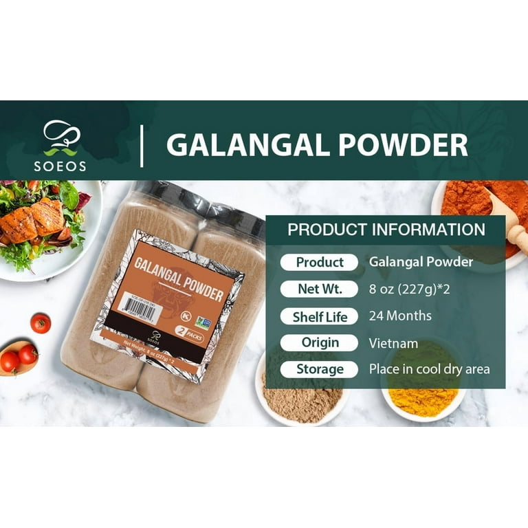 【⚠️お汁粉大納言❗️】Commencal El Camino MD Soeos Galanga Powder 8oz (227g), Twin Pack, 16oz Total, Non-GMO