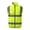 Yellow, variant on Mens Hi Vis Class 2 Safety Vest Lightweight Nylon Orange with Pockets Water Resistant Breathable Work Vest,Size S
