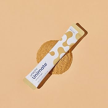 Unicity Unimate Ginger Drink Mix 2 Box Pack with Bottle, 60 Sachets Total, Instant Ginger Beverage Powder, Reusable Mixing Bottle Included, Low Calorie Daily Drink Mix for Men & Women