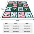thumbnail image 3 of Yibo Panda Blanket Flannel Soft and Comfortable Anti-static Bed Sofa Blanket, 3 of 7