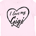 thumbnail image 4 of Inktastic I Love My Gigi in Black Chalk Heart Boys or Girls Toddler T-Shirt, 4 of 5