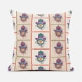 thumbnail image 3 of Amrita Sen Designs  20 x 20 in. Hamsa Hand Paisley Duo Broadcloth Indoor & Outdoor Zippered Pillow - Off White & Red, 3 of 6
