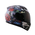 thumbnail image 2 of Casco Para Moto Joker Violeta Integral EDGE Certificado Doble Certificación XL, 2 of 5
