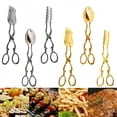 thumbnail image 2 of Homelife Bread Tongs Cake Clamp Arabic Vintage Style Buffet Clamps Barbecue Serving Tongs for Kitchen Home Cake Baking Desserts Salad Frying Grilling, 2 of 13