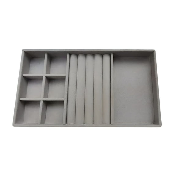 LAMIRO Jewelry Trays Organizer, Earring Organizer, Jewelry Organizer Showcase Display Drawer Organizer Storage, Earring Holder Necklace Bracelet Ring Accessory Organizers